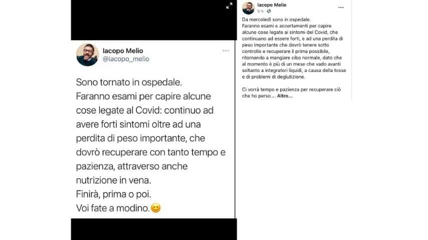 il post su Facebook di Iacopo Melio