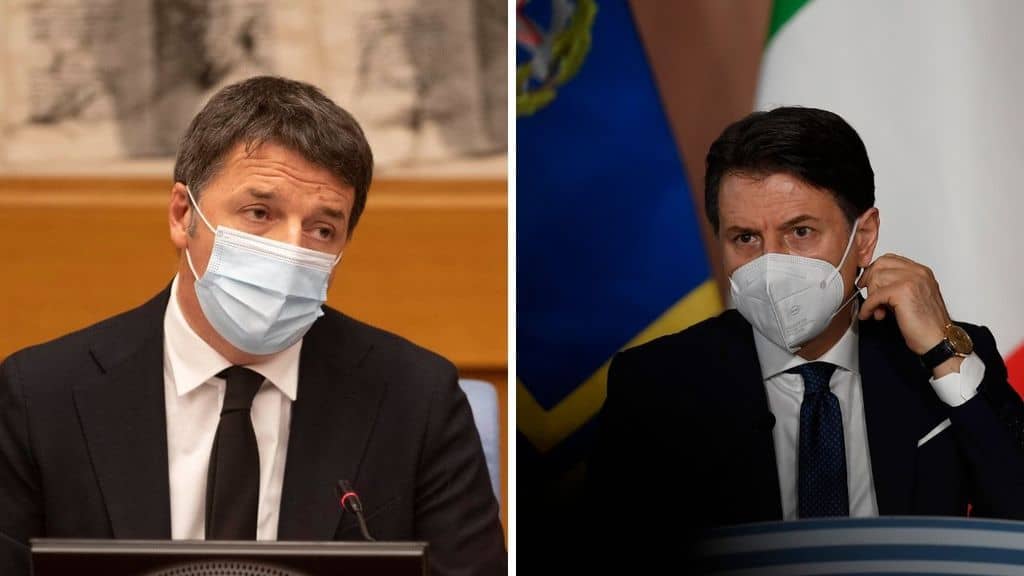 Matteo Renzi e Giuseppe Conte