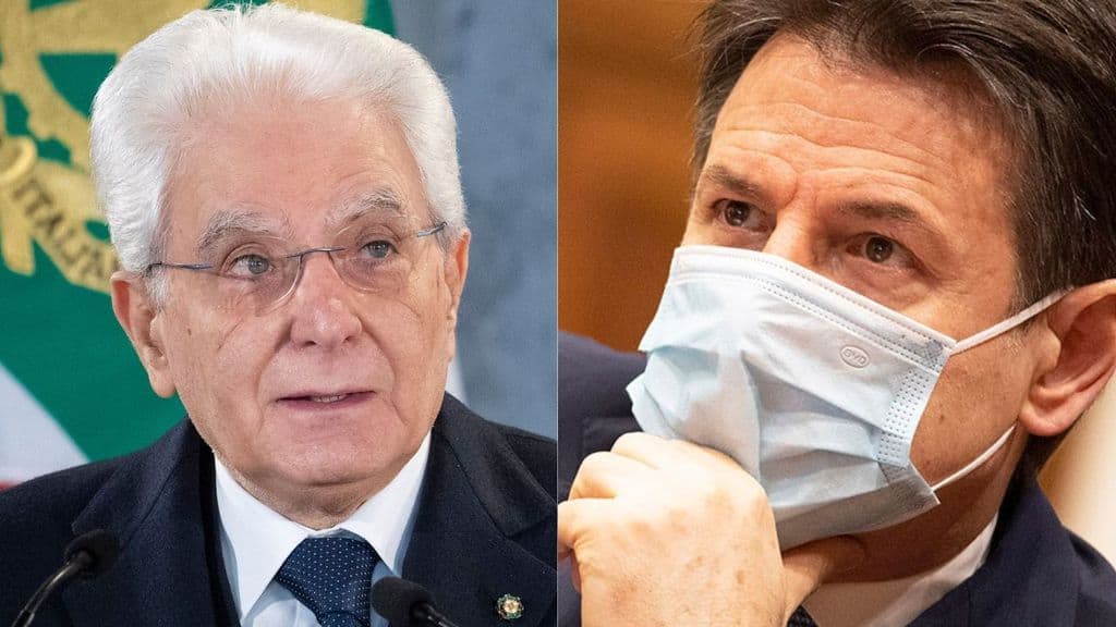 Sergio Mattarella e Giuseppe Conte