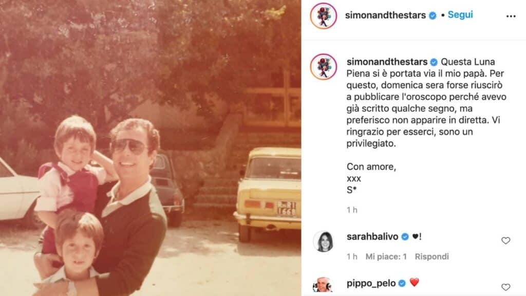 simon & the stars post instagram