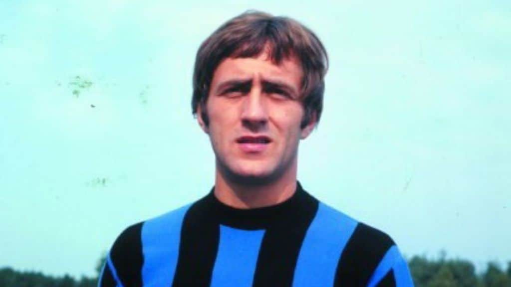 Mauro Bellugi negli anni Settanta con la maglia dell'Inter