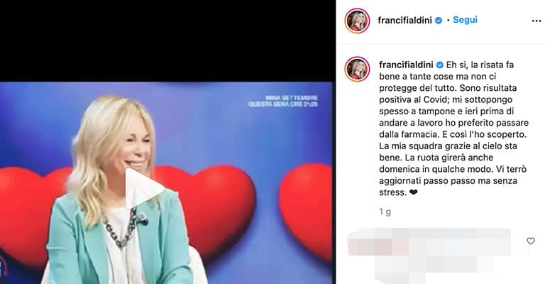 Post di Francesca Fialdini su Instagram