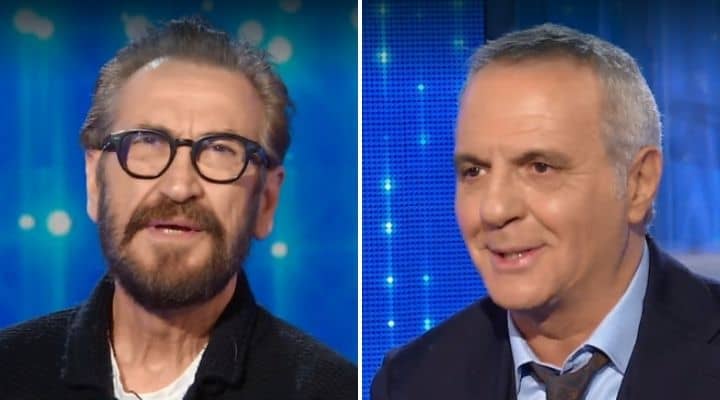 Marco Giallini e Giorgio Panariello a Domenica In