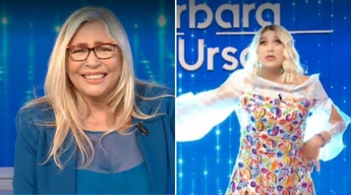 Mara Venier e l'imitatore di Barbara D'Urso a Domenica In