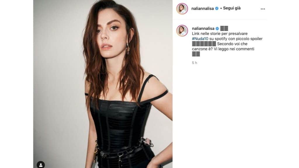 annalisa su instagram