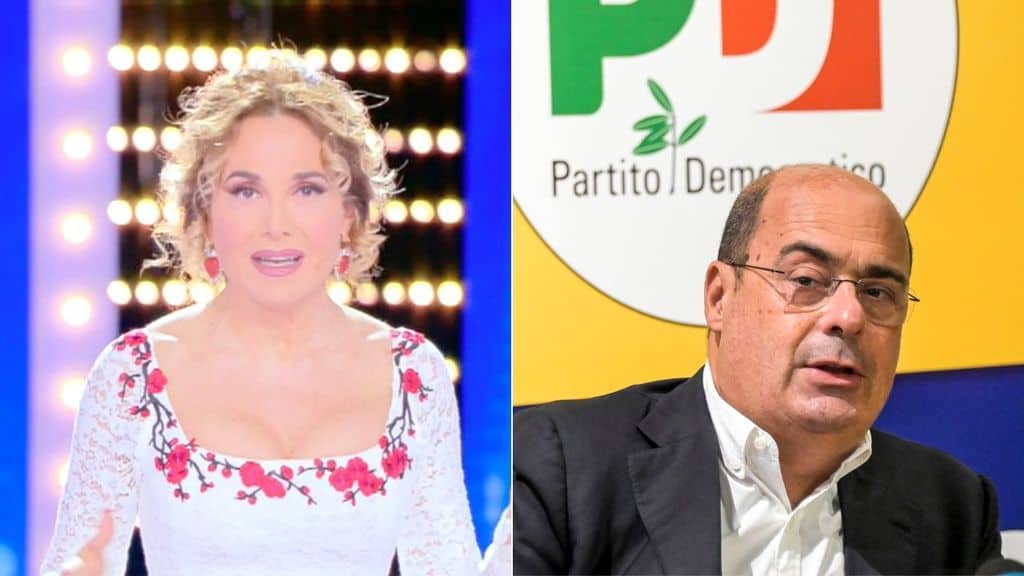barbara d urso e zingaretti
