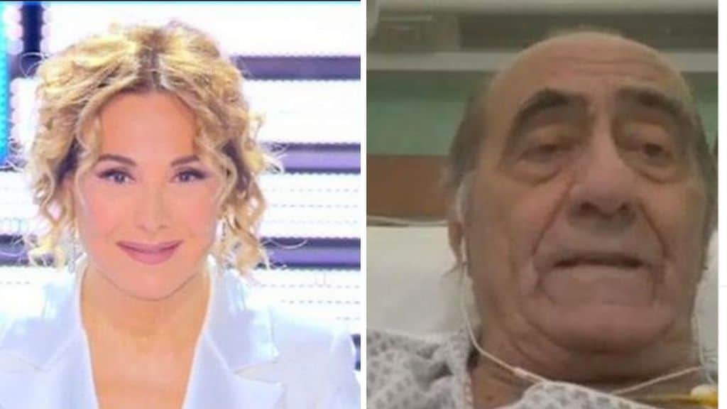 Barbara d'Urso e Mauro Bellugi in tv