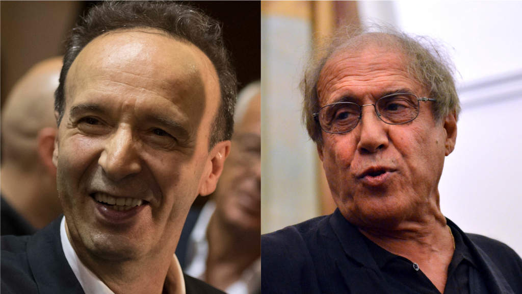 Roberto Benigni e Adriano Celentano