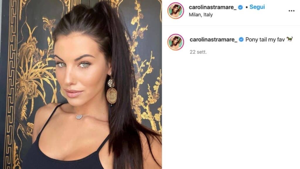 carolina stramare su instagram