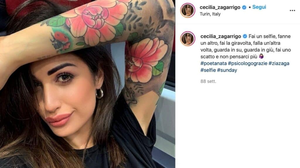 cecilia zagarrigo tatuaggi