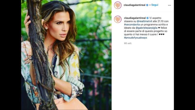 Chi è Claudia Galanti: il debutto come modella, il lutto e poi la ...