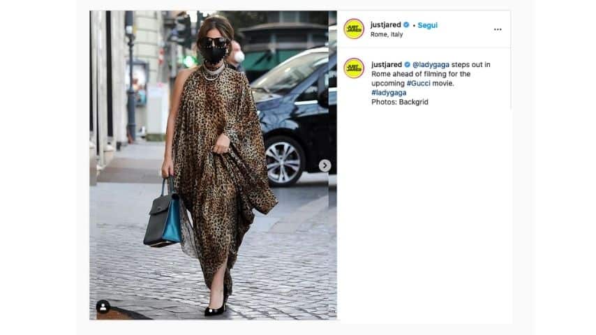 Lady Gaga paparazzata a Roma