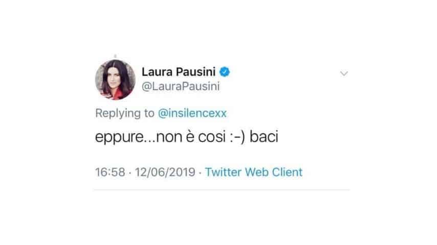 Il tweet di Laura Pausini contro Alda D'Eusanio