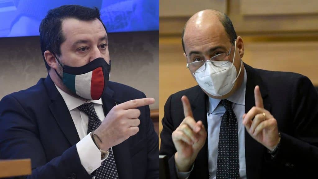 matteo salvini e nicola zingaretti