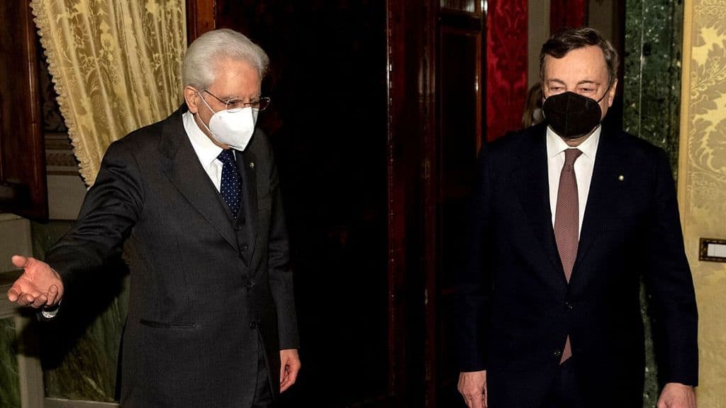 Sergio Mattarella e Mario Draghi