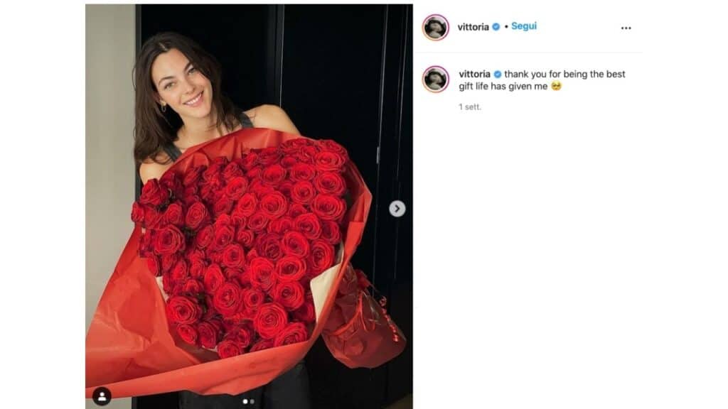 la modella vittoria ceretti attesa al Festival di Sanremo