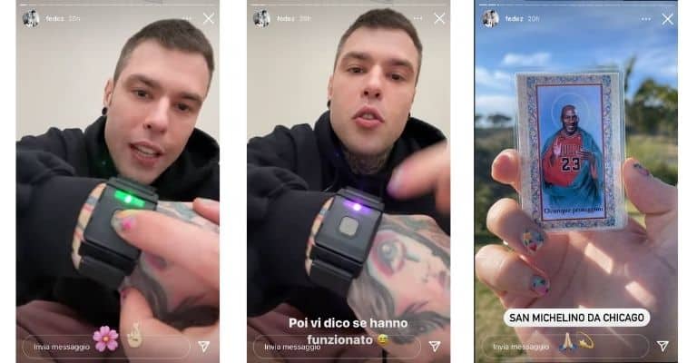 Fedez Storie Instagram