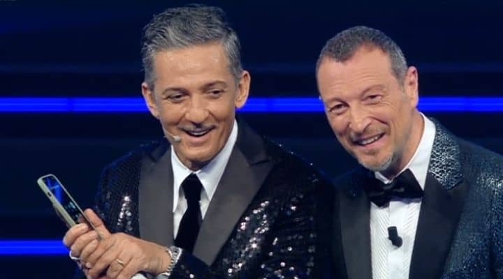 Amadeus e Fiorello a Sanremo