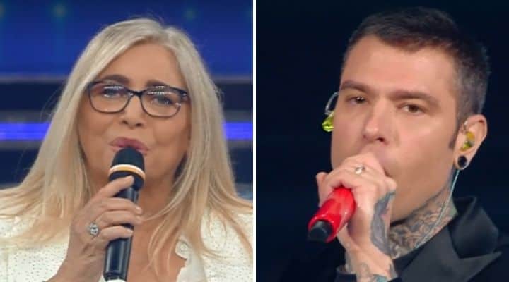 Mara Venier e Fedez a Domenica In