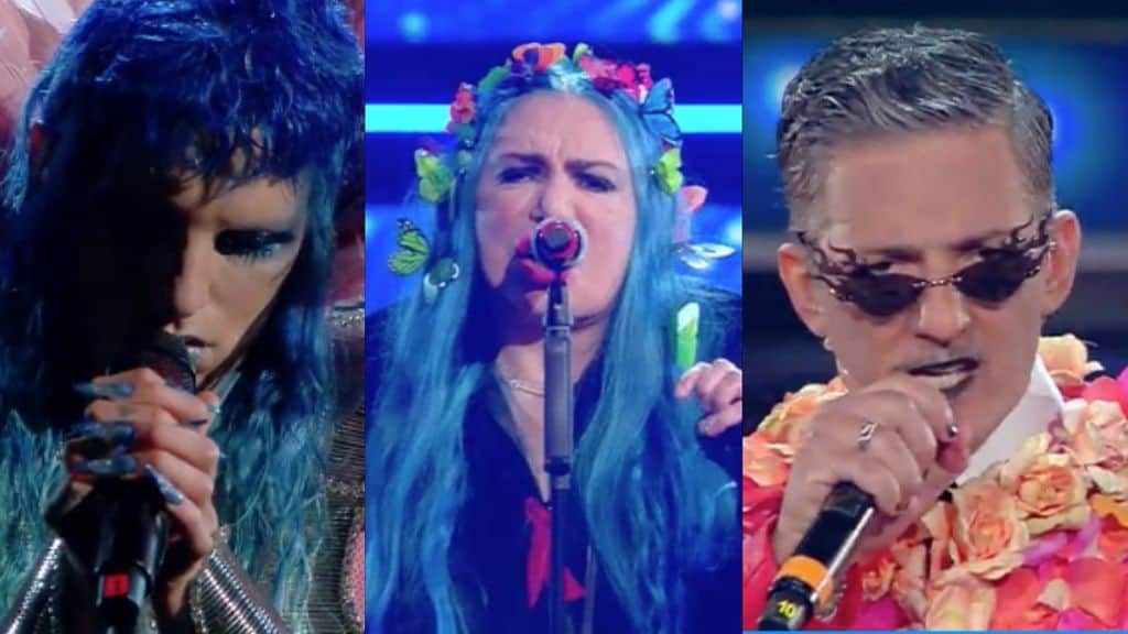 achille lauro e loredana berte e fiorello al festival di sanremo 2021