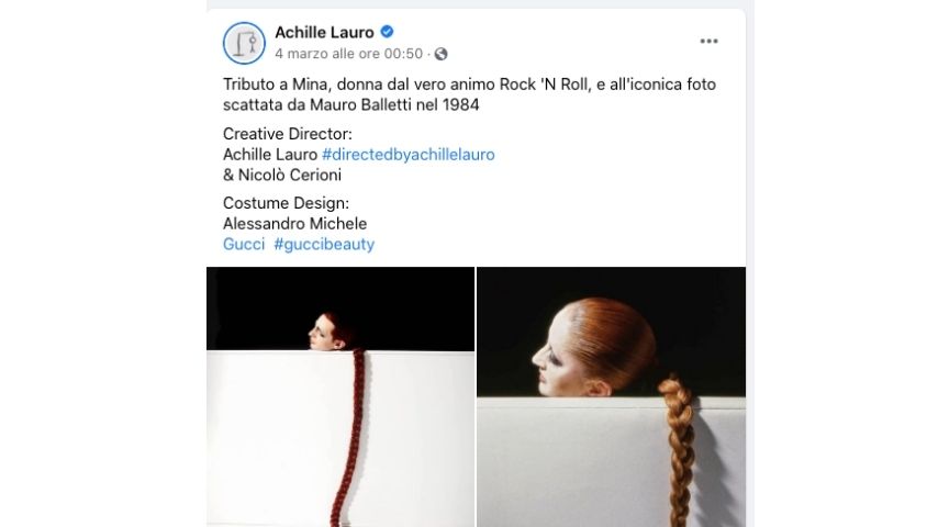 Il tributo di Achille Lauro a Mina