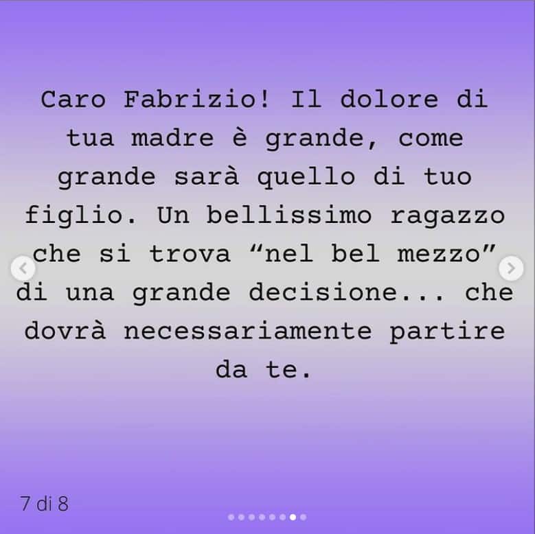 celentano, lettera a fabrizio corona