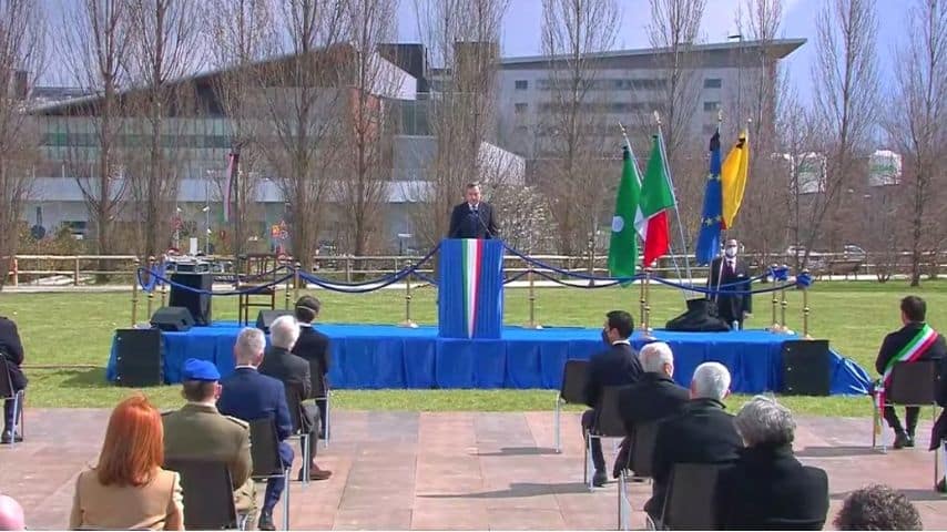 Mario Draghi a Bergamo