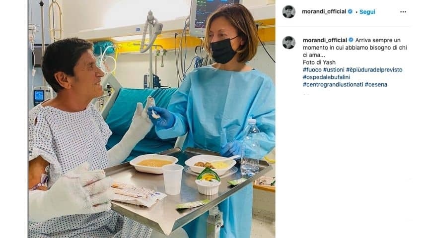Gianni Morandi e Anna su Instagram