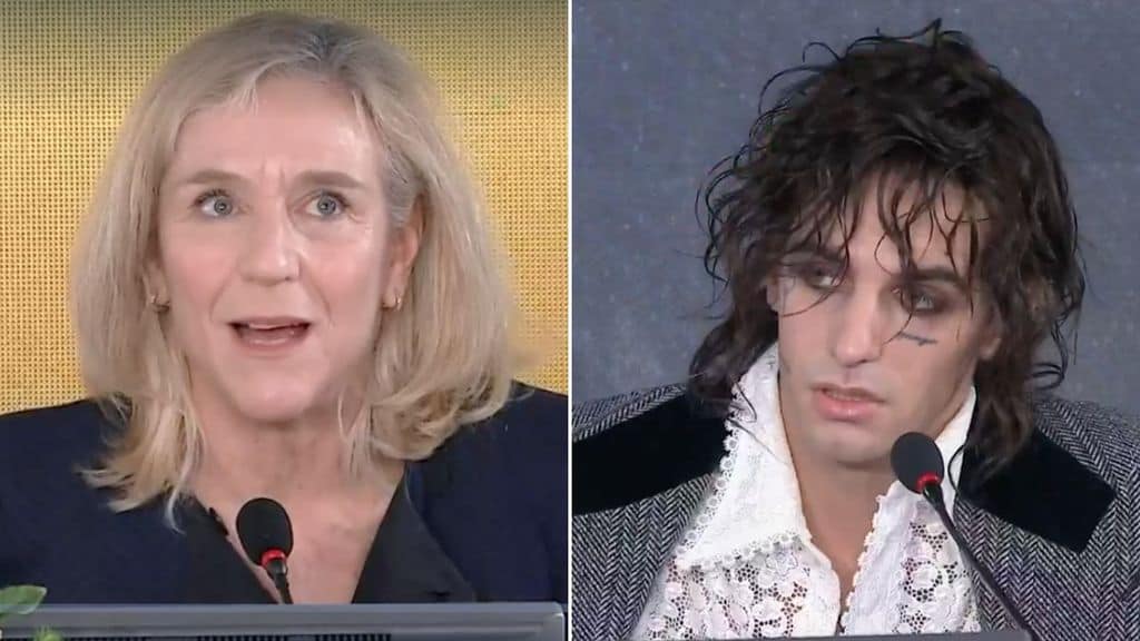 giovanna botteri e achille lauro conferenza stampa botteri
