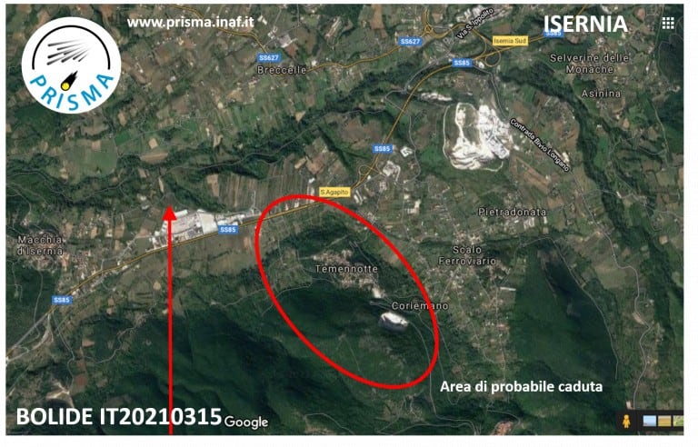 meteorite molise immagine inaf