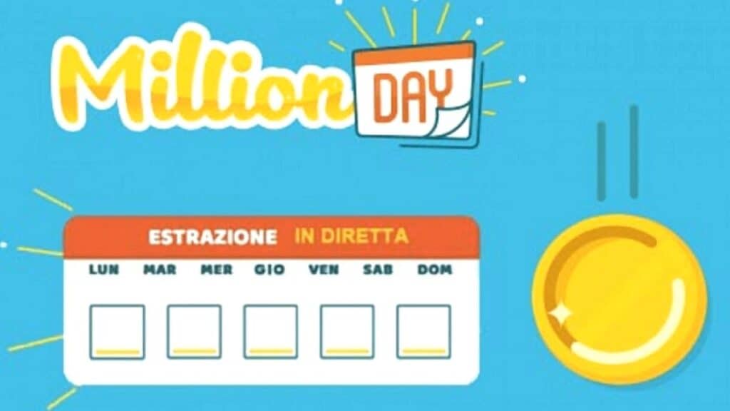 Million Day: l’estrazione dei numeri vincenti di oggi domenica 13 giugno 2021 a partire dalle ore 19:00 Million Day: l’estrazione dei numeri vincenti di oggi domenica 13 giugno 2021 a partire dalle ore 19:00