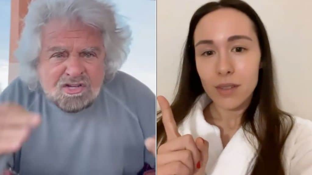 aurora ramazzotti sul video di beppe grillo