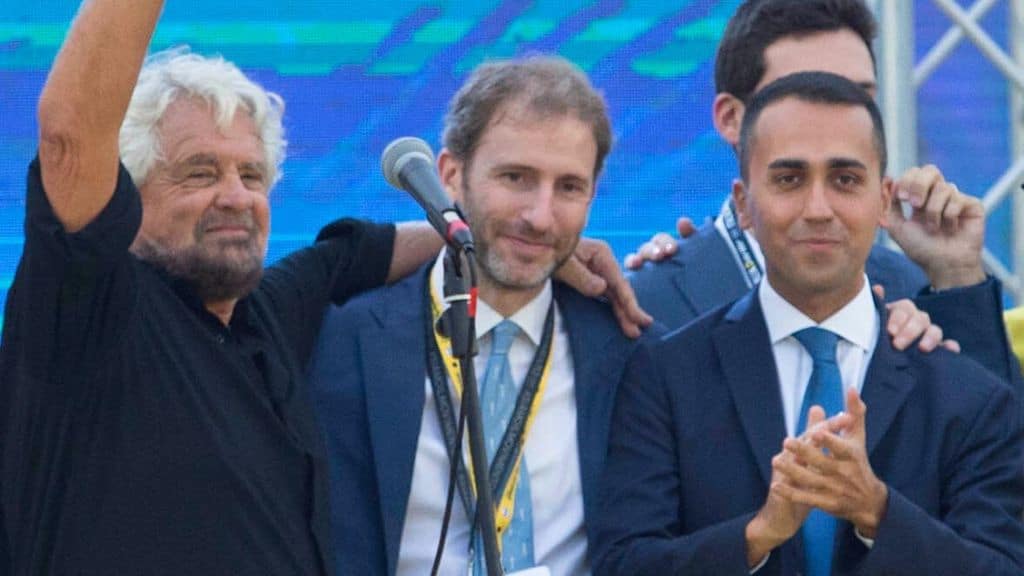 beppe grillo davide casaleggio e luigi di maio