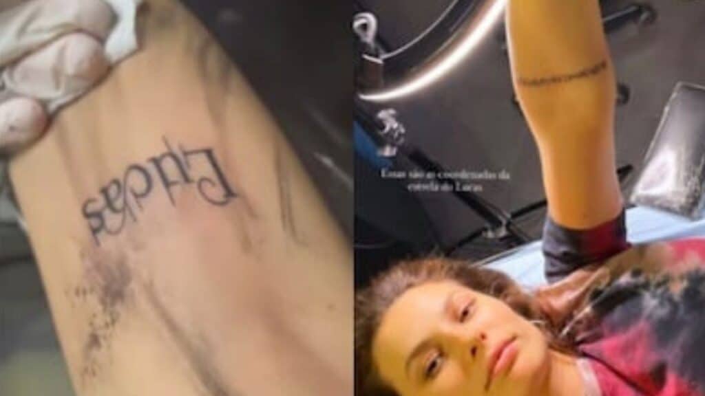 Il tatuaggio sul braccio di Dayane Mello per il fratello Lucas