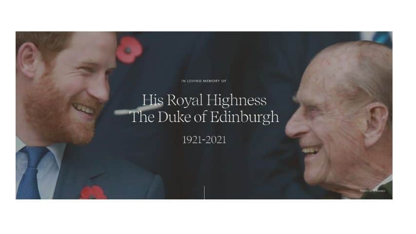 La nuova homepage del sito di Archwell la fondazione di Harry e Meghan