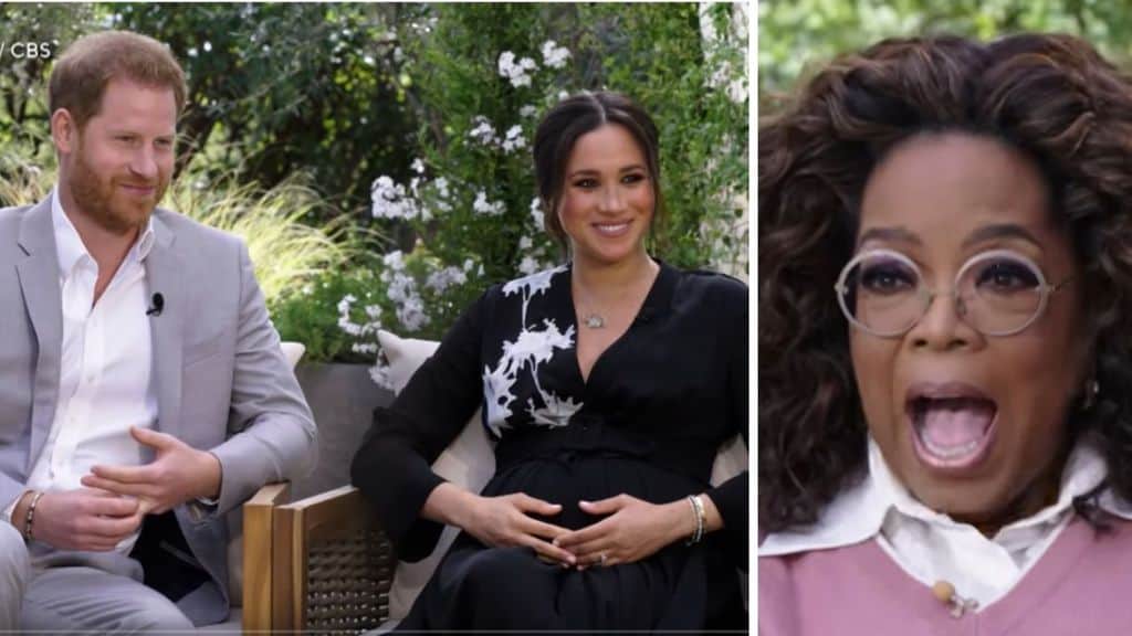 Harry e Meghan con Oprah Winfrey