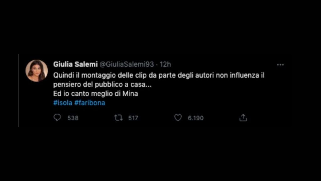 Isola dei Famosi, Gilles Rocca scaglia accuse sui montaggi: la frecciatina di Giulia Salemi su Twitter rincara la dose