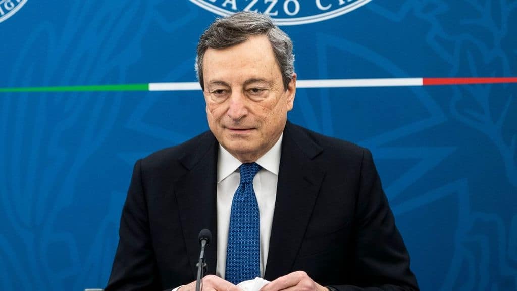 mario draghi sulle riaperture per emergenza covid
