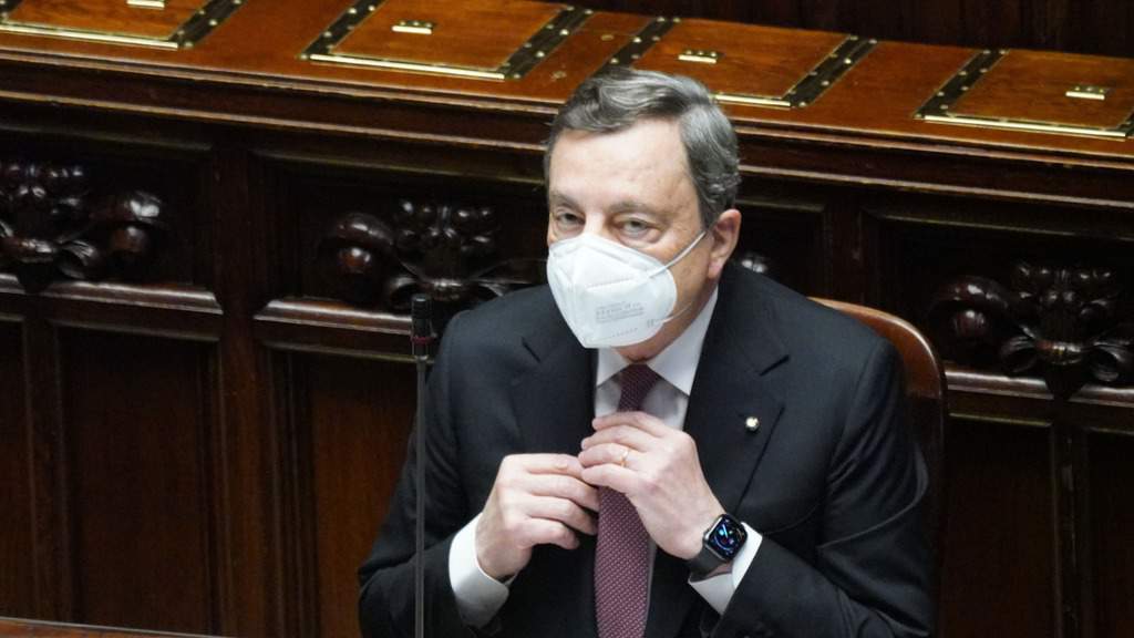Mario Draghi alla Camera