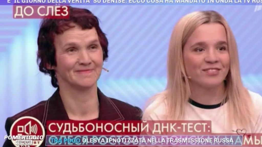 Olesya Rostova in studio in tv