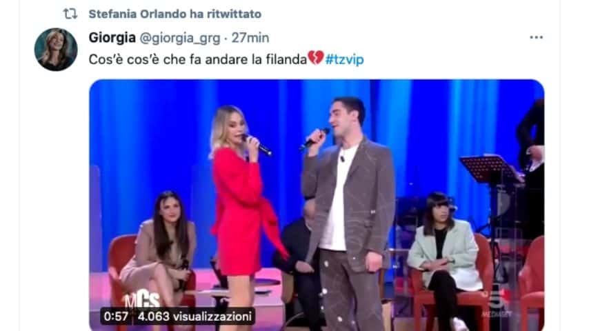 Omaggio Zorzi Orlando al Maurizio Costanzo Show