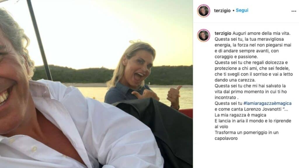 Simona Ventura compie 56 anni: Giovanni Terzi e la commovente dedica per il suo compleanno, non mancano gli auguri di Bettarini