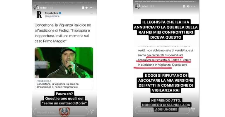 Fedez Rai Instagram