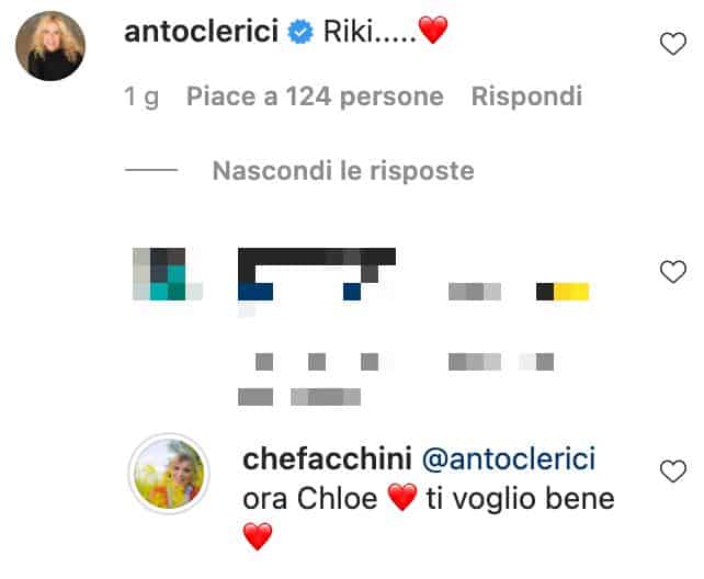 Il commento di Antonella Clerici
