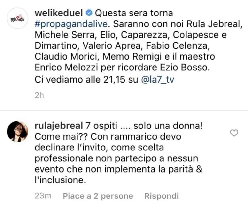 Il commento di Rula Jebreal