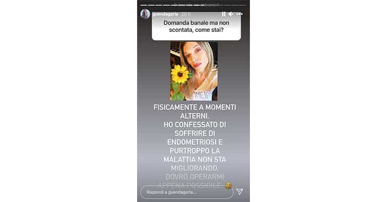 Instagram Story di Guenda Goria