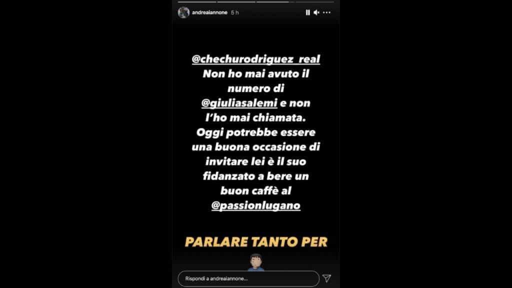 Andrea Iannone perde le staffe con Cecilia Rodriguez dopo Il Punto Z: c'entra Giulia Salemi, lo sfogo su Instagram