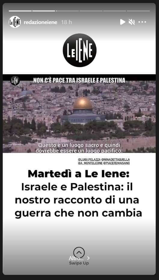 Anticipazioni le Iene 18 maggio 2021: il racconto della lotta tra palestinesi e israeliani