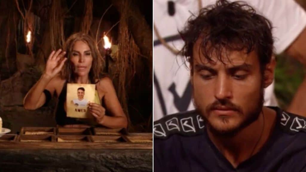 awed bestemmia all'isola, l'accusa di fariba