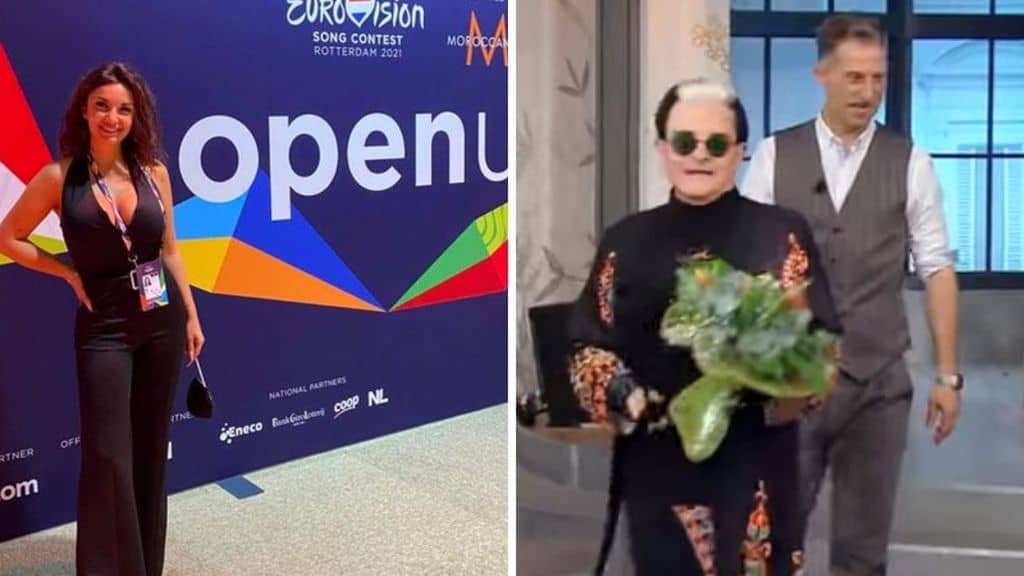 Elettra Lamborghini all’Eurovision con Afrojack scrive a Malgioglio: “Ti piace mio marito?”